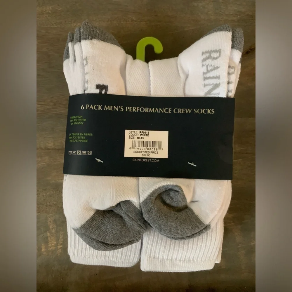 RFX Rainforest Men’s Crew Socks